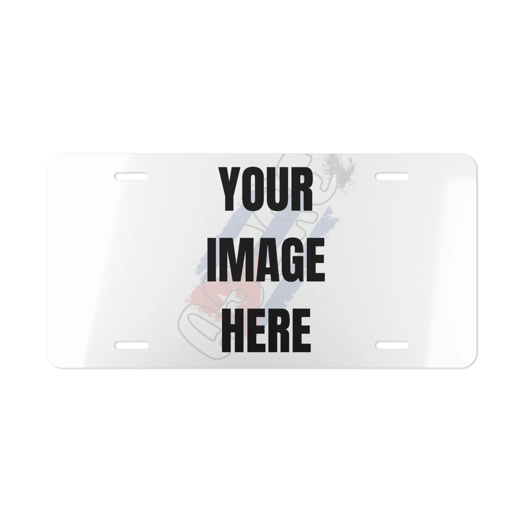 Custom License Plate Personalized with Your Image Here for Unique Vehicle Identification Custom License Plate Personalized with Your Image Here for Unique Vehicle Identification