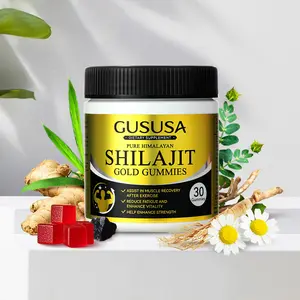 GUSUSA Pure Himalayan shilajit Gold Gummies l Lab tested l No added sugar l Contains ginseng extract l Suitable for men, women Non-GMO l 100% natural and organic l