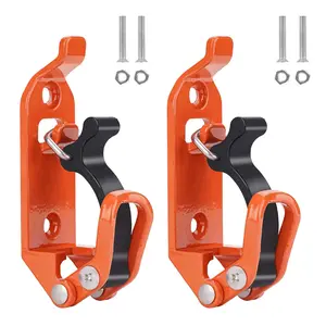 2Pcs Shovel Mount for Roof Rack - Heavy Duty Garage Shovel Holder,Quick Release Axe Holder Mount Kit with Screws Nut,Wall Mounting Brackets Kit for Truck Bike storage