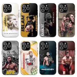 Isl@m M@kha.chev Champion Phone Case, Unique UFC Design, for iPhone 16 15 14 13 12 11 & Samsung S25 S24 S23 S22 S21 1