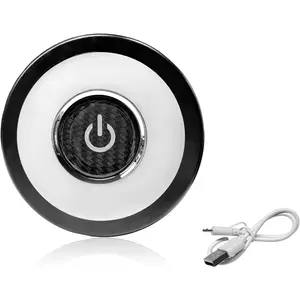 Ceiling Roof Light, 3 Colors USB Rechargeable LED Automotive Interior Dome Map Lamp, Bright Multi-Functional Trunk Cargo Area Light for  Camping Bedroom Cabinet