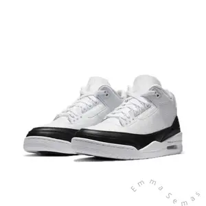 Retro Sp White Black unisex stylish classic versatile trendy comfortable and durable casual basketball shoes