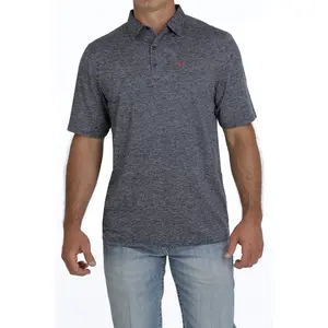 Men's Cinch Arenaflex Polo - Heather Navy