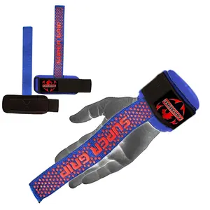 FIGHTSENSE Weight Lifting Straps - Padded Wrist Support Non Slip Supper Gel Grip - Great for Powerlifting, Bodybuilding, Gym Workout, Strength Training, Deadlifts & Fitness Workout