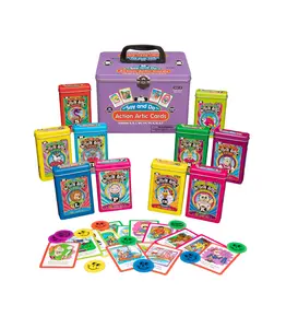 Say & Do Action Articulation Cards Bundle – 560 Sound-Loaded Sentence Cards for Speech Therapy (S, R, L, F, SH, CH, TH, K, G, P) – Phrase, Sentence & Carryover Practice – ESL, Vocabulary & Language Development – Includes Tins & Tokens