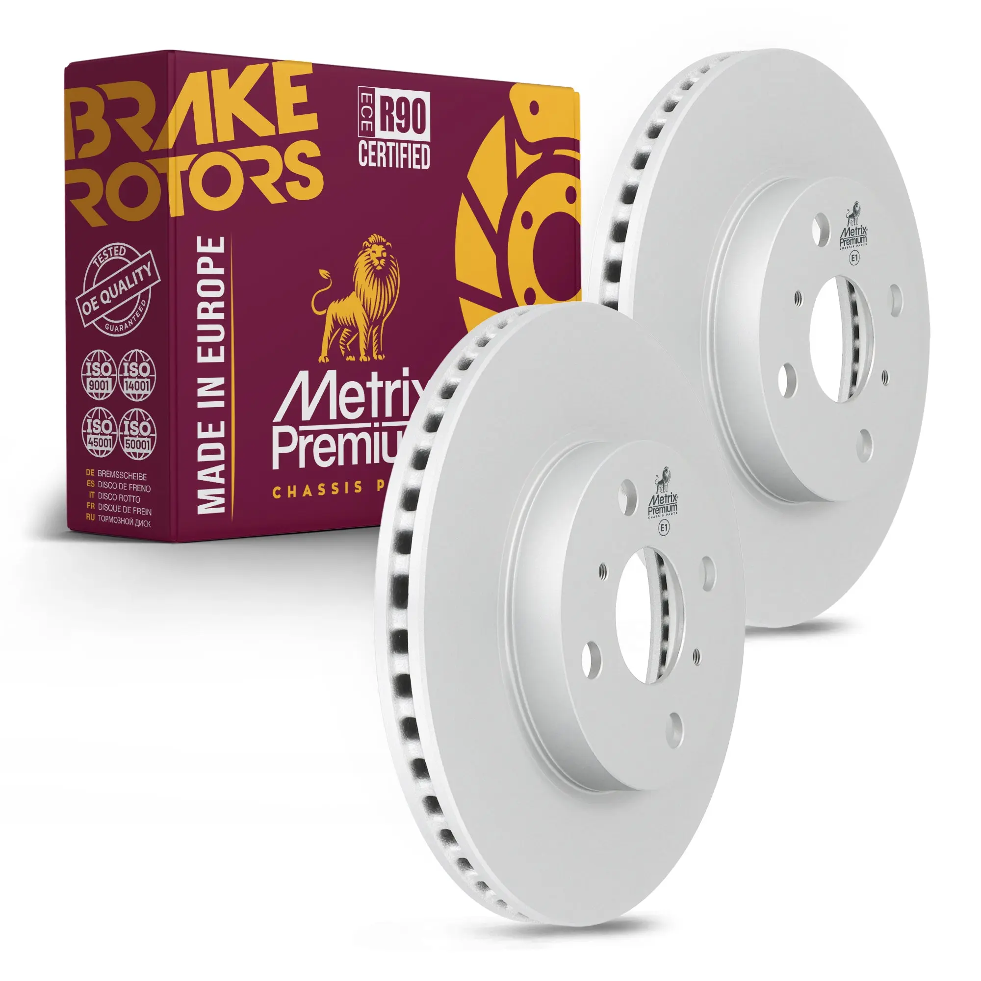 Front Disc Brake Rotor Kit 92507MT