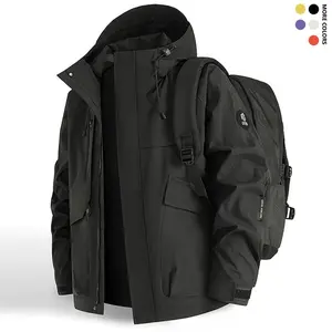 Men��s Loose Outdoor Cycling Casual Stylish Jacket Windbreaker Sports Mountaineering Coat, New Outdoor Hooded Couples�� Mountain Climbing Jacket, Spring & Autumn Windproof Waterproof Breathable Stylish Plain Jacket, Casual Athletic Jacket