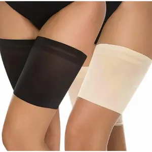 Women's Minimalist High-Elastic Anti-Friction Thigh Straps with Silicone Protection, Comfortable Non-Slip Lady's Sports & Outdoor Protective Gear for Workout Fitness
