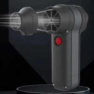 Cordless Air Duster 500000RPM 4 Speeds 50mm Brushless Motor USB Rechargeable Portable Dust Blower for Computer Keyboard Outdoor Home Car 16000mAh Battery