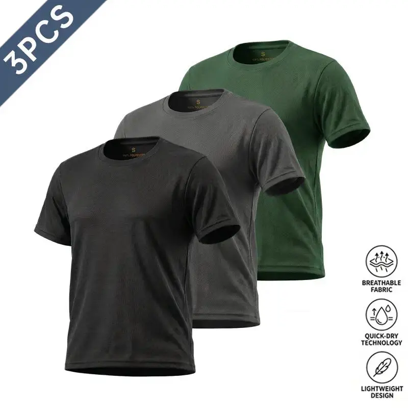 3PCS-Black+Gray+Dark Green