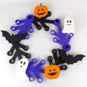Jumbo Block-Inspired Giant Halloween Wreath 18 x 18 inch - 3D Printed!