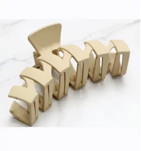 2 PACK HAIR CLIPS BEIGE