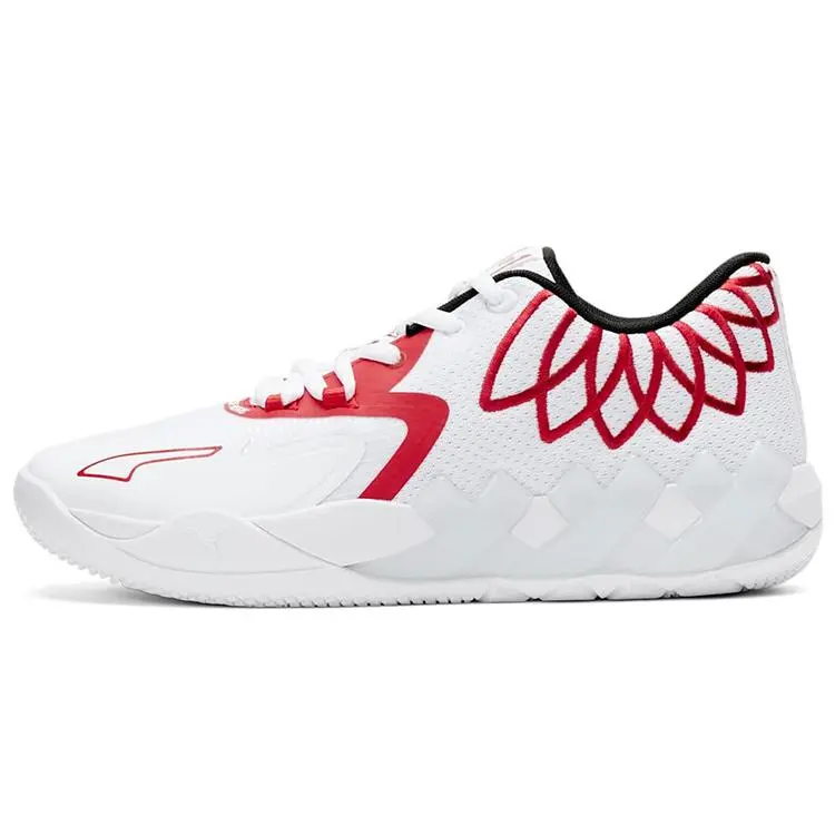 Puma Men's LaMelo Ball MB.01 Lo Basketball Shoes, Low Top Team Colors Edition with Secure Laces for Court Play & Streetwear, Standard Us