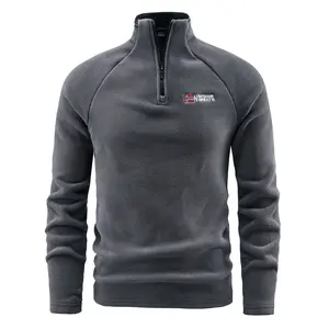 Men's Winter Warm Jacket, Fleece Fabric, Fleece-Lined, Outdoor Sports Top