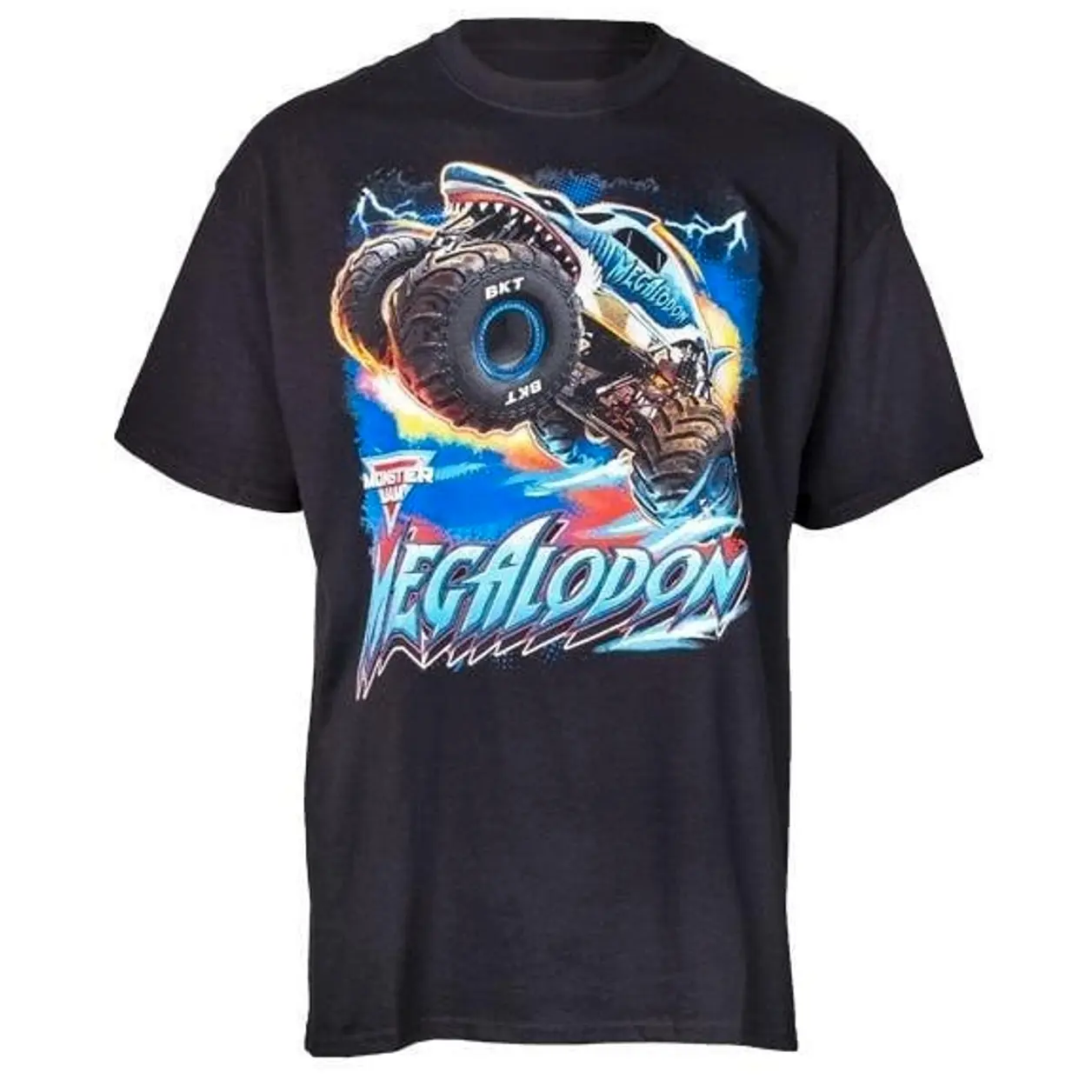 Youth and Adult 2025 Megalodon TEE, Monster Jam World vintage graphic tees for boys, Racing shirt, Cotton Unisex Vintage Y2K
