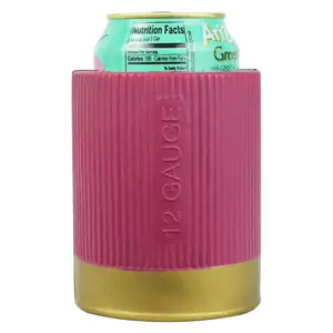 Fairly Odd Novelties 12 Gauge Shotgun Can & Bottle Holder Funny Gun Beer Soda Gift Item, Burgundy