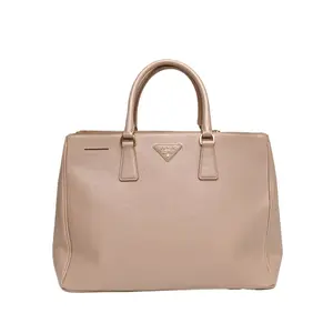 Pre-owned PRADA 【Diz】PRADA Galleria 36cm Nude Pink Calfskin Excellent