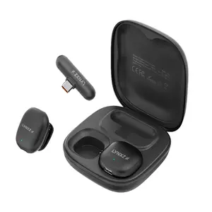 AI Wireless Intelligent Noise-Cancelling Microphone for iPhone 16 15 & USB C Android Lavalier Mic 24H Charging Case for Video Recording Vlog YouTube TikTok Smart Noise Reduction Ultra-long Battery Life