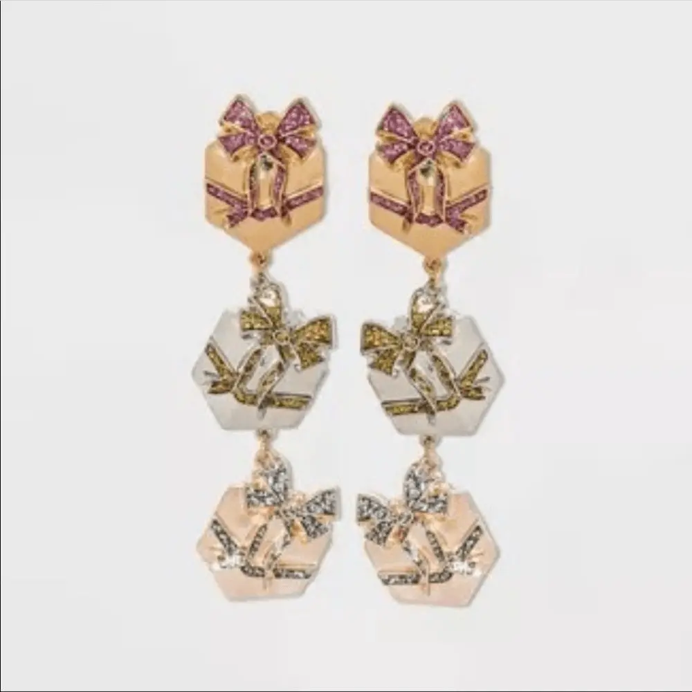 NEW Sugarfix By BaubleBar Christmas Gift Earrings