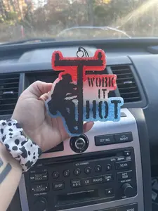 Lineman Work IT Hot Car Freshie Car Fragrance - Fresh and Inviting Scent for Enhanced Driving Experience