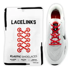 LaceLinks High-Quality Round Elastic Shoelaces - Ideal for Dress, Sports, and Running Shoes for Superior Comfort and Style