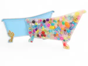 Bathtub Shaped Picky Pad and Tray- Satisfy Your Urge to Pick, Pop and Peel Stress-Free!