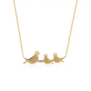 Mama & Baby Bird Necklaces