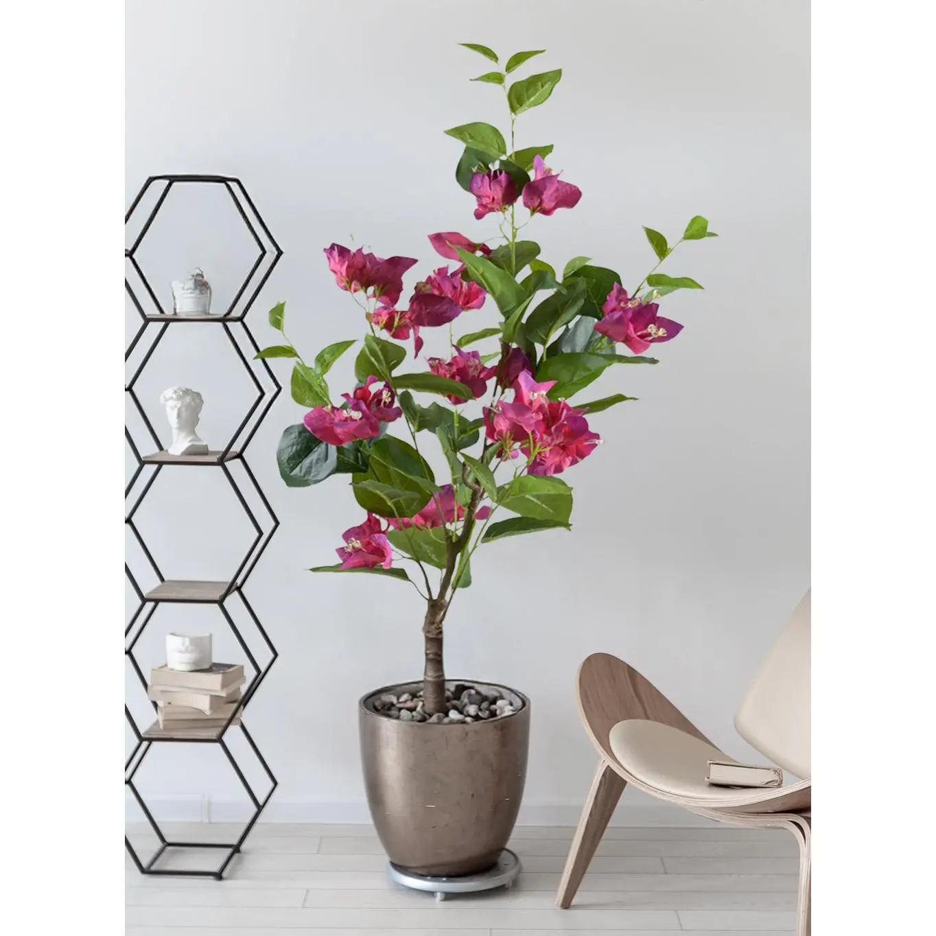 Artificial Bougainvillea Plant, 15" Diameter & 26.5" Tall