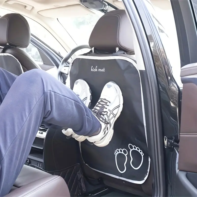 Car Seat Kick Mat Protector, Anti-Dirty Pads for Kids, Durable Back Seat Cover, Easy Clean Car Accessories, Car Interior Accessories, Automotive Accessories, Vehicle Accessories
