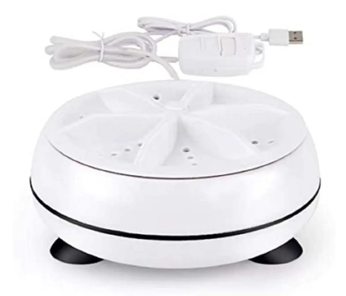 Portable Mini Washing Machine Ultrasonic Turbo Portable Washer with USB For Home Business Travel College  Turbo Washing Machine Cleaning Socks Underwear