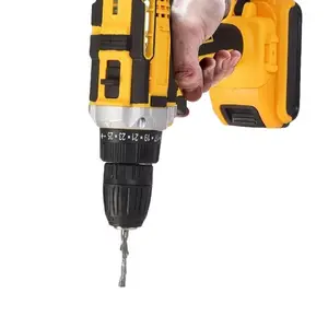 VEVOR Cordless Drill Driver 20V MAX Power Tool with Battery Set Electric Screwdriver Impact Drill for Home Wall Drilling Multi-function Power Tools