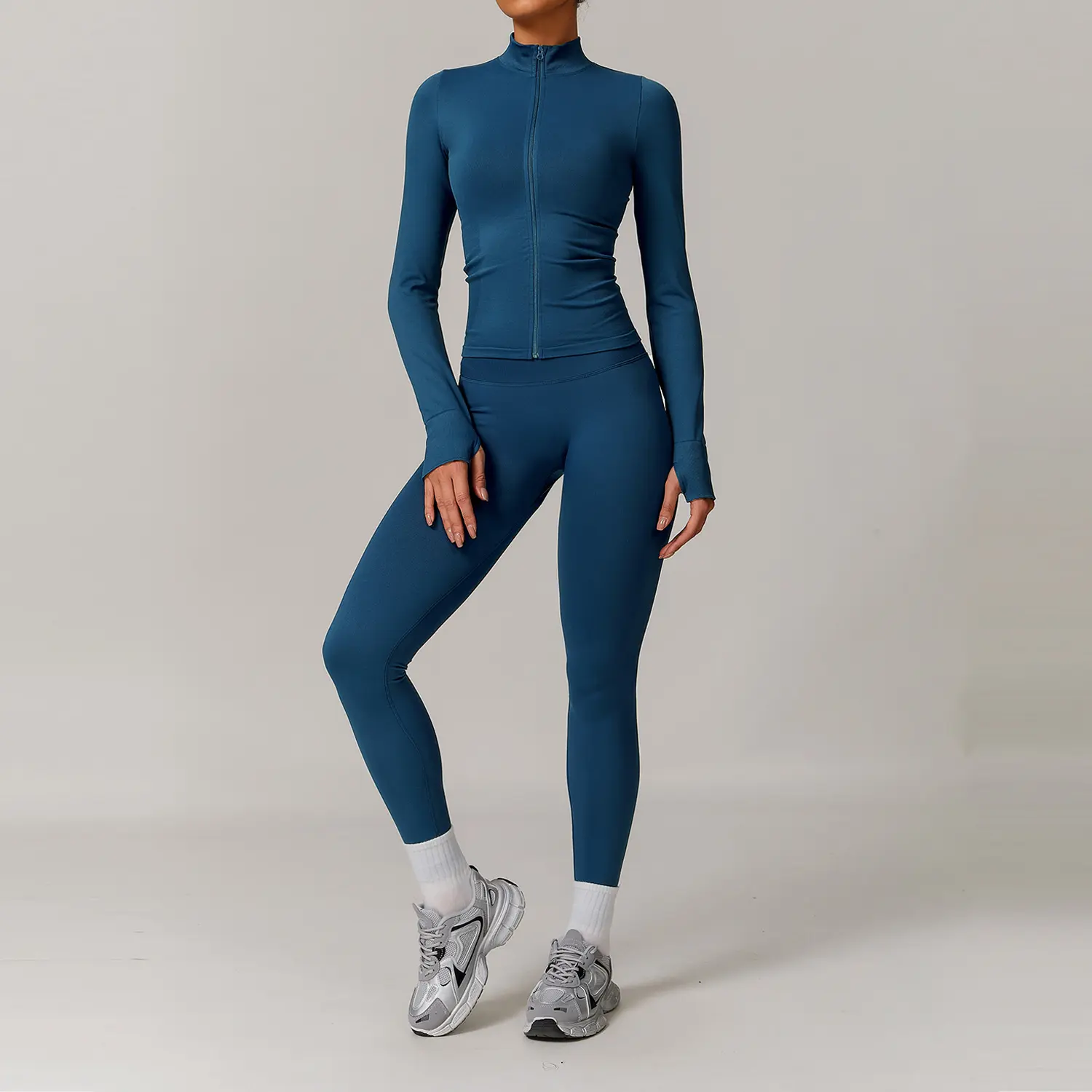 7755 jacket+7318 long pants navy blue