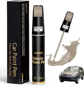 Bronze Touch Up Paint for Cars, Car Scratch Repair Pen, Car Paint Touch Up Pen Auto Scratches Remover Easy to Use and Quick Fix(Champagne Gold)
