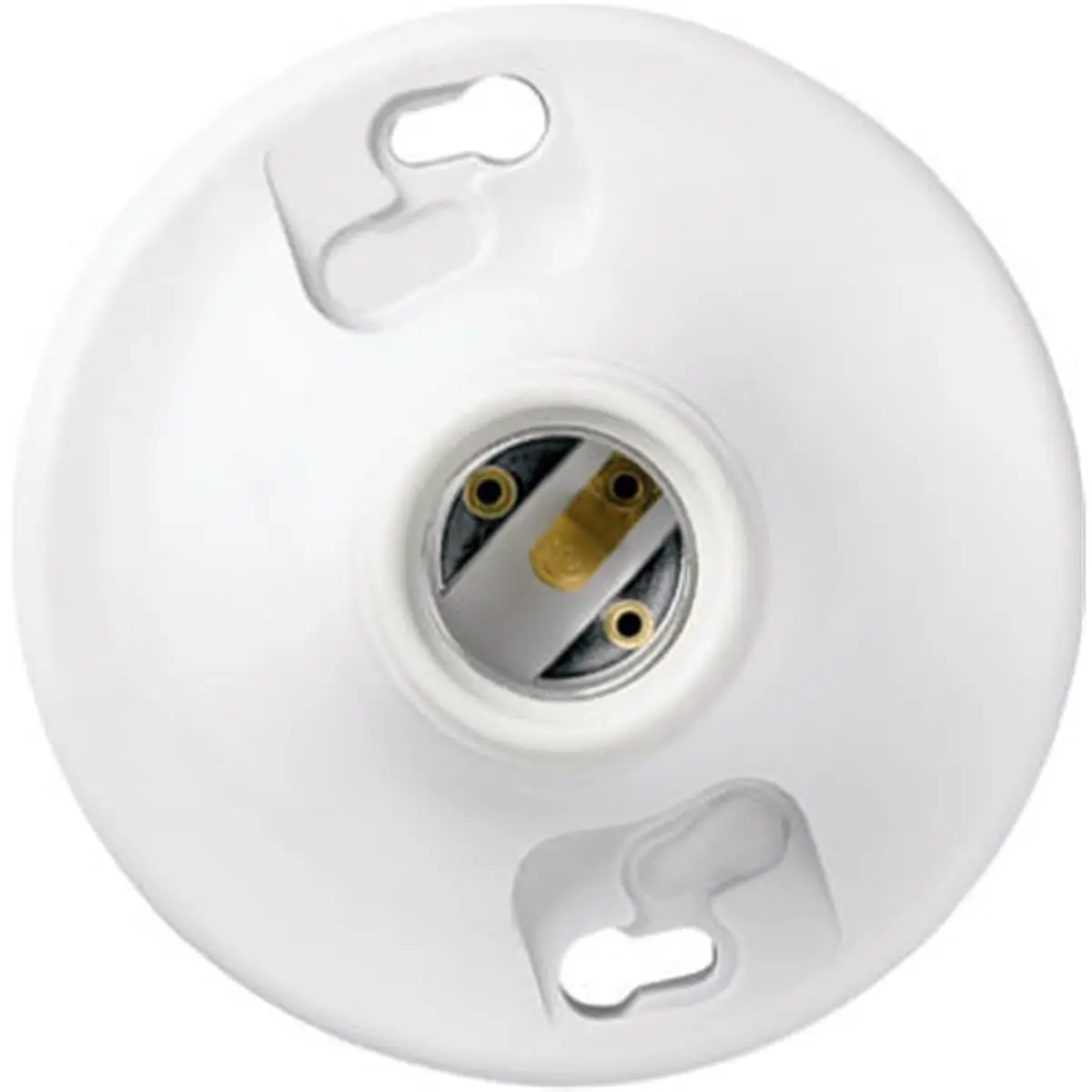 212 MAIN Pass & Seymour 276WHCC18 Keyless Incandescent Plastic Lampholder, 660W Power, Plastic Material
