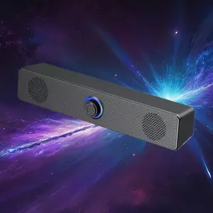 Computer speaker, long-bar speaker, heavy bass, laptop Bluetooth long-bar speaker