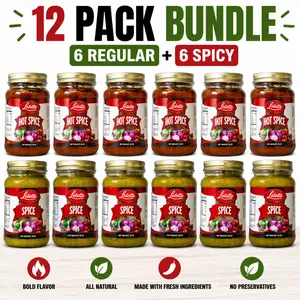 Lelette Haitian Epis Bundle – Spicy & Regular (12 Pack Mixed)