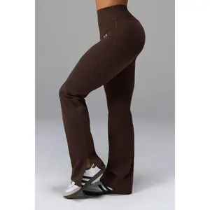 Tempo High Waisted Split Hem Leggings
