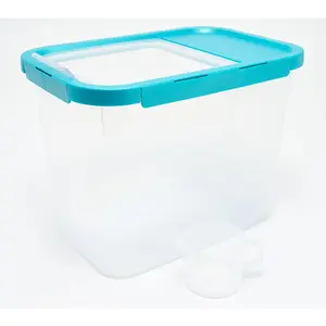 LocknLock 50-Cup Rolling Bulk Storage Container with Scoop
