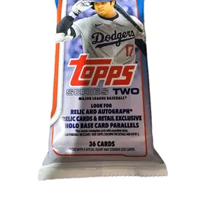 Topps 2025 Series Two Baseball Cards - 36 Cards with Relic & Autograph Cards & Holo Base Card Parallels