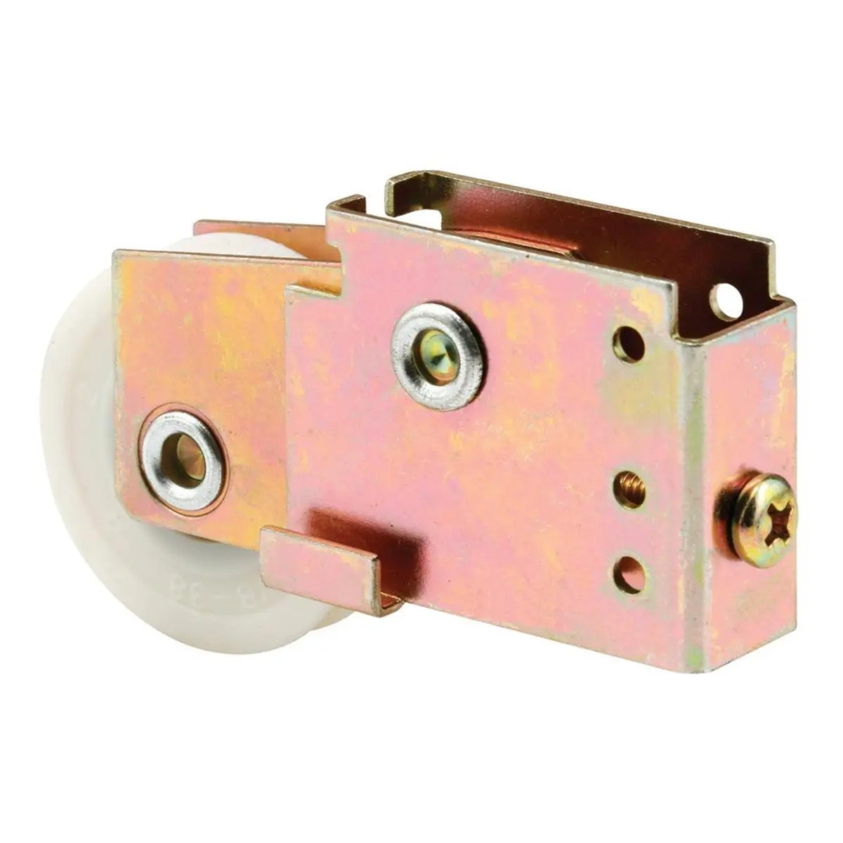 Prime-line Products 5200126 High-Quality Steel Mirror Door Roller Assembly, 1.5 in. Adjustable Housing, Easy Installation for Doors with Luxurious Look & Stability