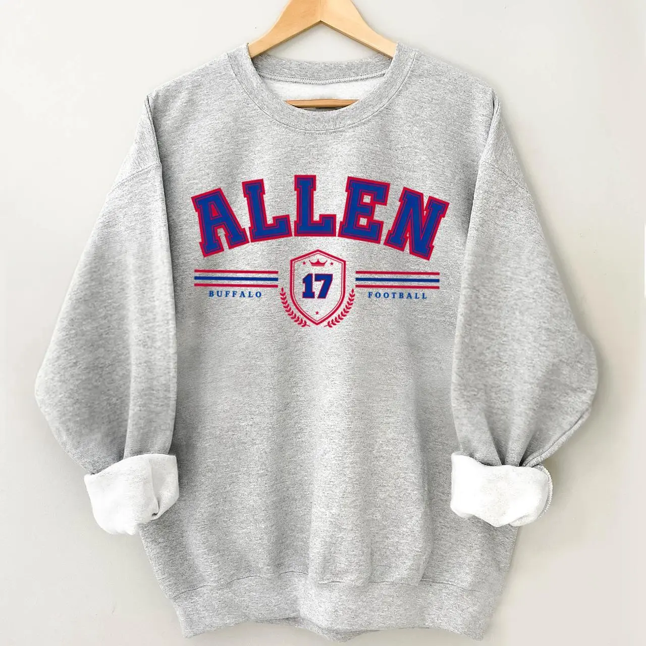 Vintage Josh Allen Sweatshirt, Buffalo Football Sweatshirt, Unisex Gifts For Football Fan