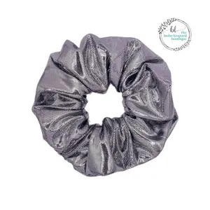 Handmade Silver Holographic Scrunchie