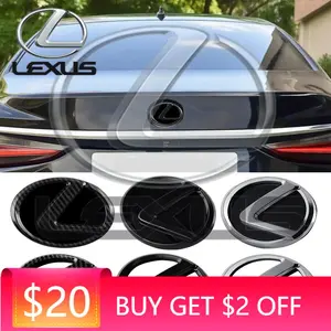 Emblems Car Front Grille Rear Logo Auto Emblem Sticker Accessories For Lexus F SPORT GX460 Ct200h IS250 ES 220D IS200 Fsport GS