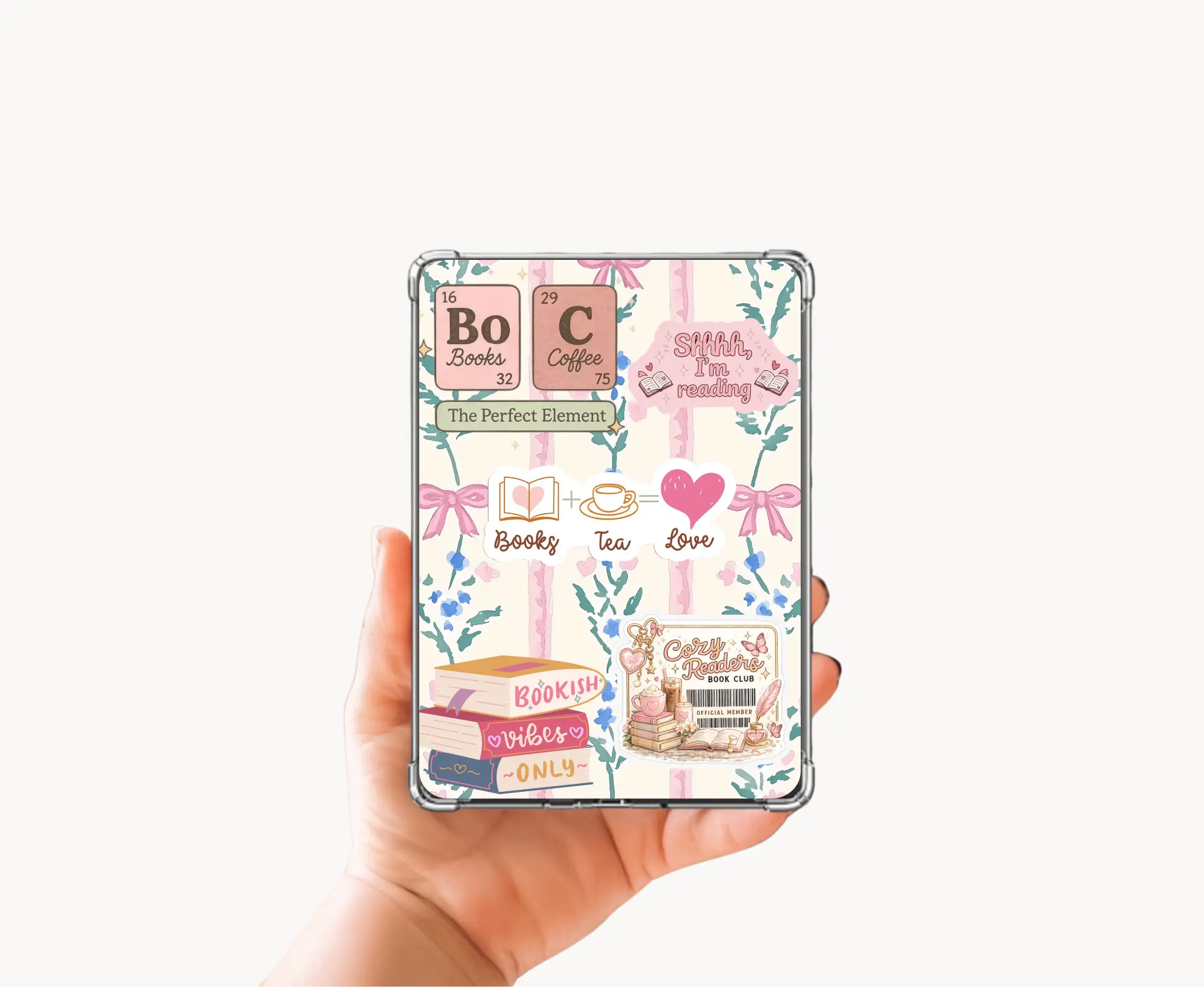 Drinks And Books Kindle E-Reader Case Insert