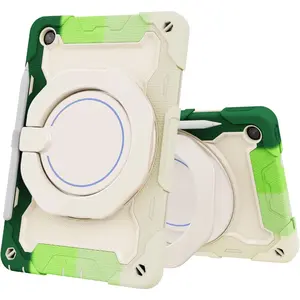 for Lenovo Tab M10 Plus 10.6" (3rd Gen) (TB-125F/TB-128F) Shockproof Kids Case,Heavy Duty Full Protective Shockproof Case W 360° Rotating Handle Stand+Shoulder Strap,Colorful