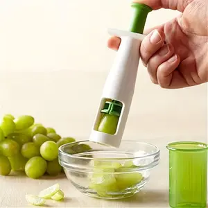 1pc, Grape Slicer, MultiFunctional Grape Cutter, Cherry Tomato Slicer, Small Fruit Cutter, Grape Kitchen Accessories, Cake Decoration Tool, Fruit Slicer, Kitchen Tools, Kitchen Gadget, Kitchen Vegetable Slicer, Durable Fruit Tool