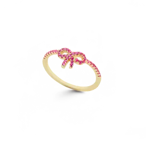 Pave Bow Ring