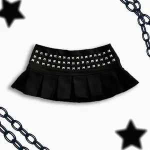Y2k Clothes Gothic Punk Studded Mini Skirt Harajuku Sexy Ultra Short Rivet Pleated Skirt Hot Girl Kawaii Skirt Womens Clothing