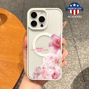 Premium Magnetic Case for iPhone11/12/13/14/15/16/promax Blossoms of Divine Assurance MagSafe Ready,Anti-Fall,Ultra-Thin Design|Perfect for Everyday Use