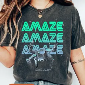 Rocky Tau Ceti Home of Astrophage Shirt, Amaze Amaze Amaze Jazz Hands T-Shirt, Hail Mary Book Shirts, Sci Fi Lovers Gift